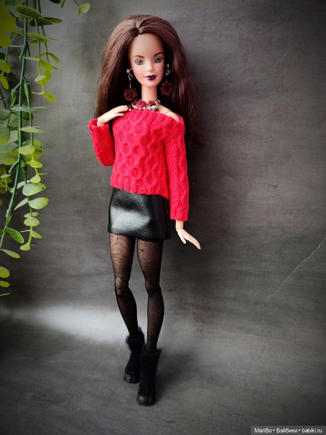 Свитер с открытыми плечами (фото 4)