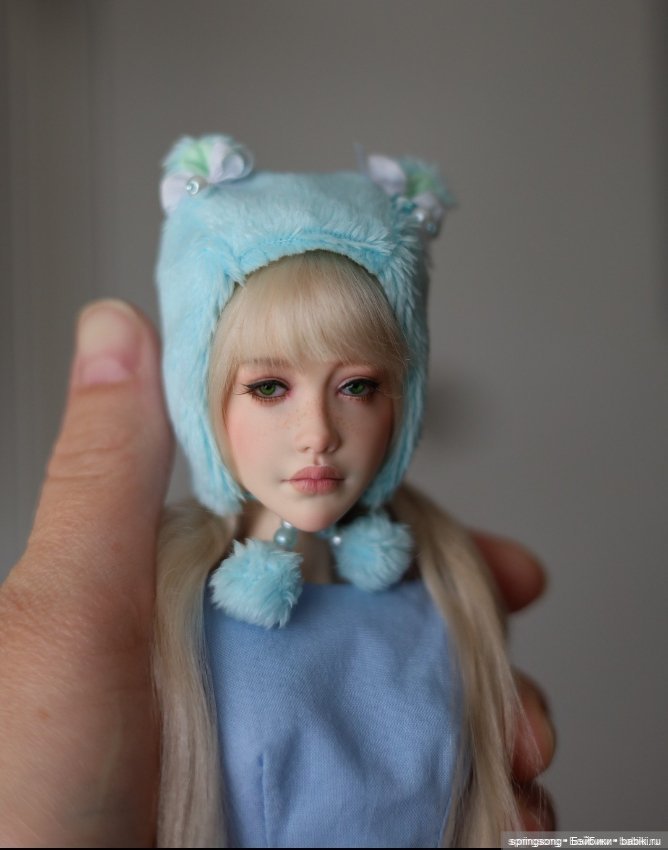 Шапочки и комплекты на разных куколок🧸 (фото 7)