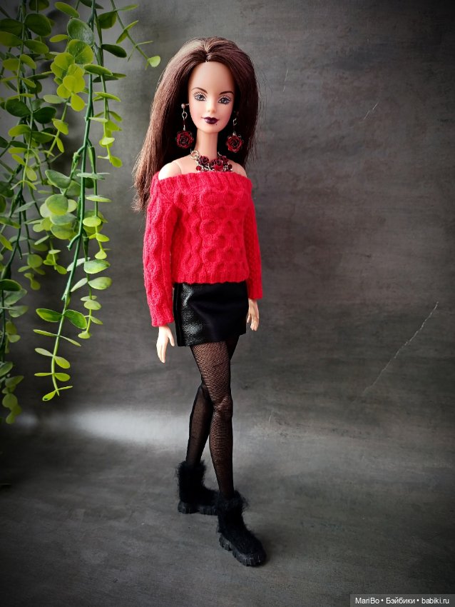 Свитер с открытыми плечами (фото 2)