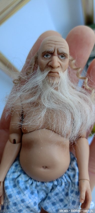 Дедушка с вещами — Авторские куклы (фото 7)