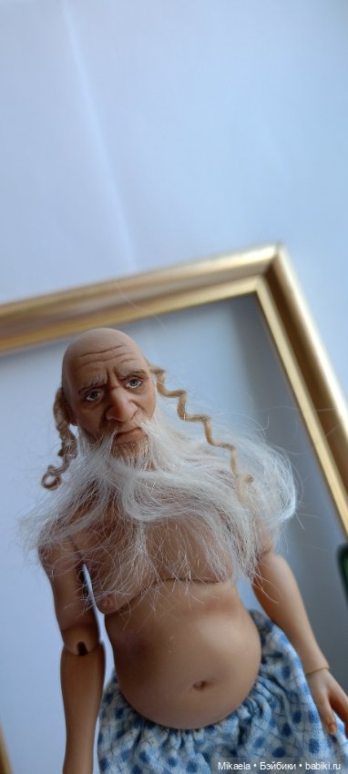 Дедушка с вещами — Авторские куклы (фото 4)