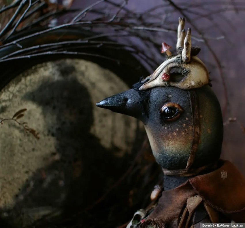 Ворон — Авторские игрушки (фото 5)