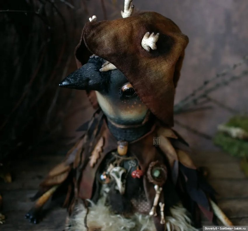 Ворон — Авторские игрушки (фото 4)