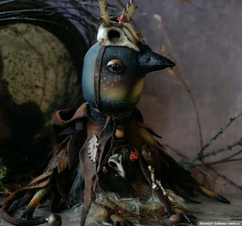 Ворон — Авторские игрушки (фото 3)