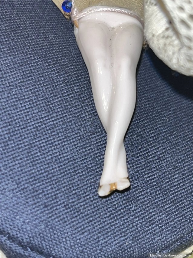 Антикварная half doll кукла - игольница (фото 7)