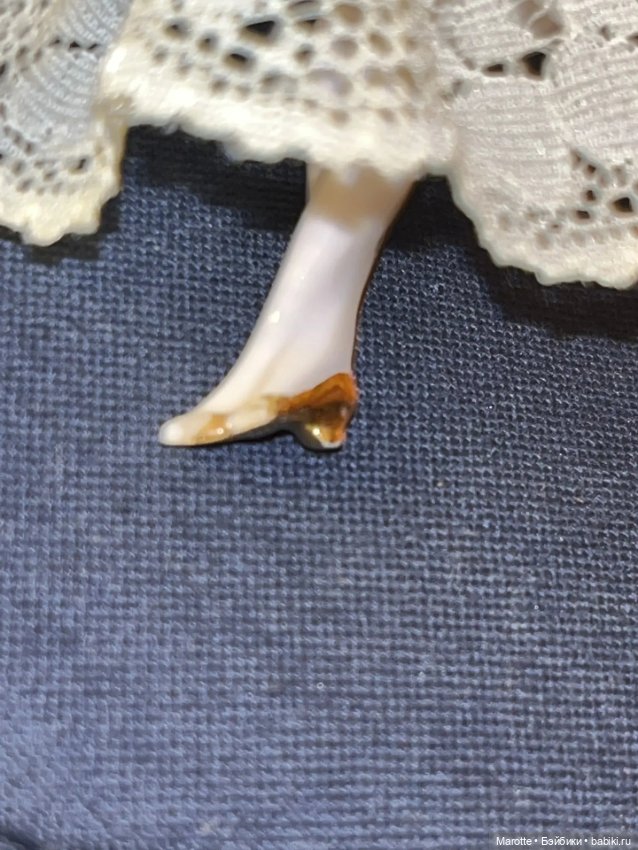 Антикварная half doll кукла - игольница (фото 8)