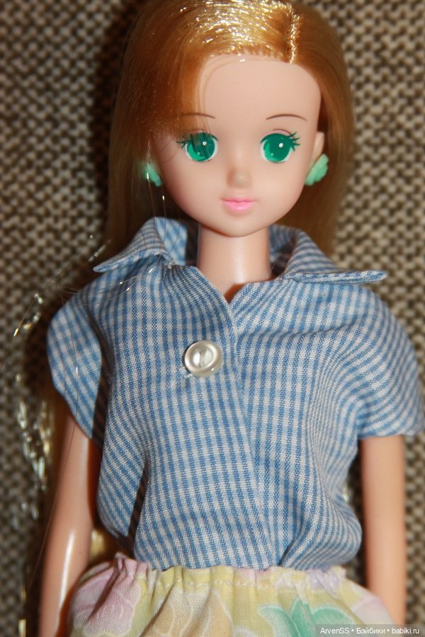 Винтажная подружка Дженни зеленоглазая Тимотей компании Такара (фото 4)