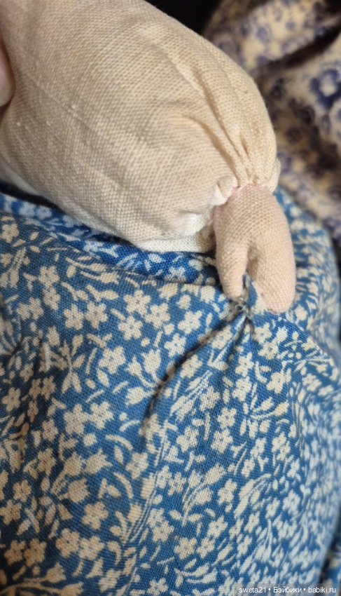 Русская артельная кукла-грелка