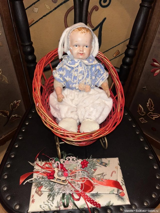 Антикварный малыш в костюмчике зайчика (фото 5)