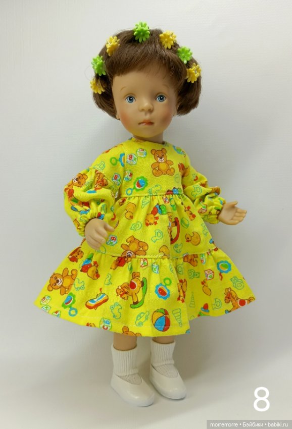 Теплые платья для Паолы Рейна, Минуш и аналогичных куколок (фото 3)