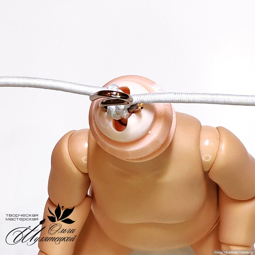 Шейный шарнир-переходник для Мии 23 см на китайское тело YmY 1/6 (фото 3)