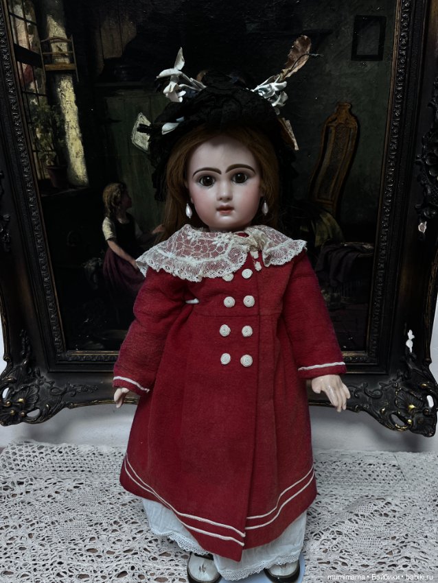 Антикварная ранняя закрыторотая француженка Bebe Jumeau /9 рост 53 см (фото 2)