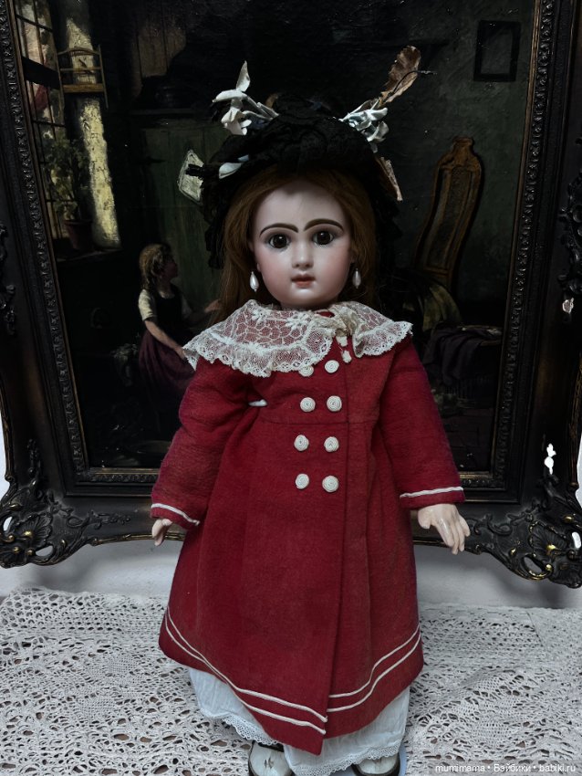 Антикварная ранняя закрыторотая француженка Bebe Jumeau /9 рост 53 см (фото 3)