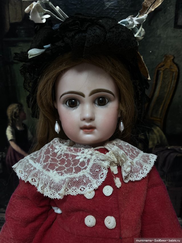 Антикварная ранняя закрыторотая француженка Bebe Jumeau /9 рост 53 см (фото 5)