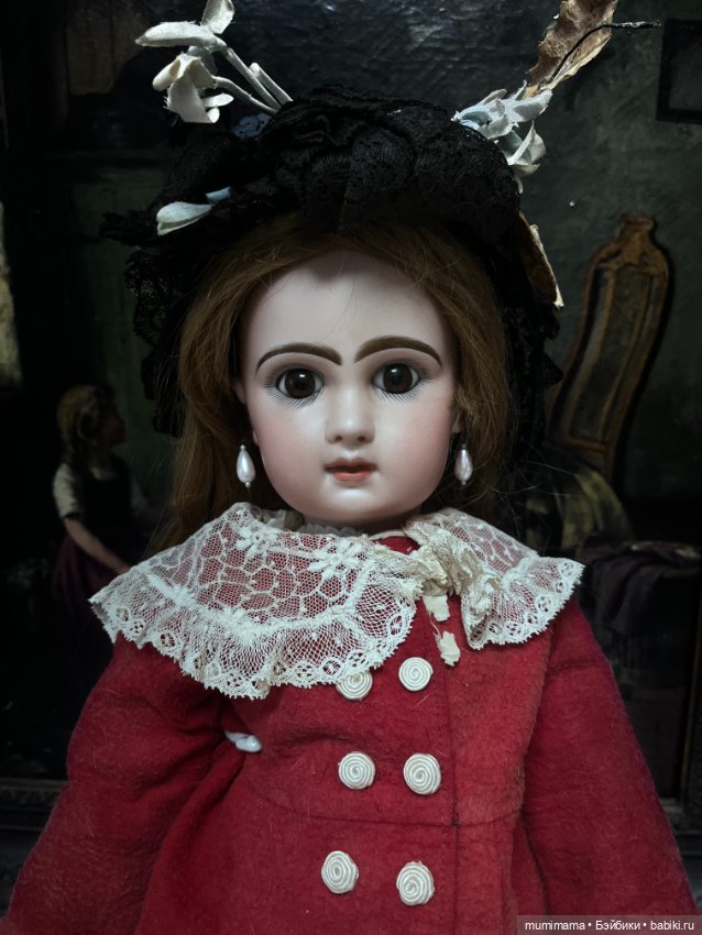 Антикварная ранняя закрыторотая француженка Bebe Jumeau /9 рост 53 см (фото 7)
