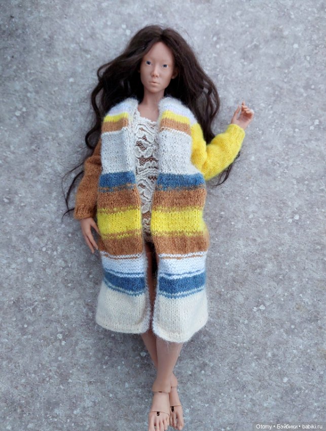 Полосатый кардиган — Одежда для BJD (фото 2)