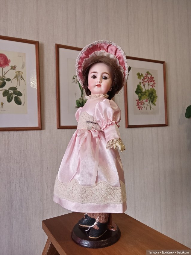 Миниатюрная красотка антикварная Heinrich Handwerck, 36 см