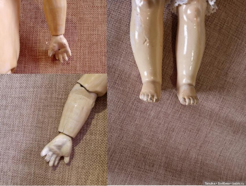 Миниатюрная красотка антикварная Heinrich Handwerck, 36 см (фото 6)