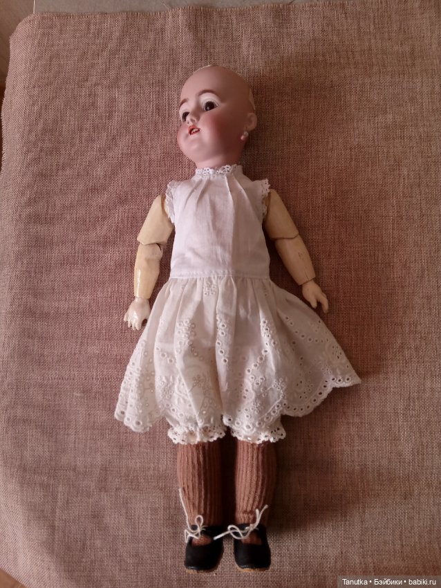 Миниатюрная красотка антикварная Heinrich Handwerck, 36 см (фото 3)