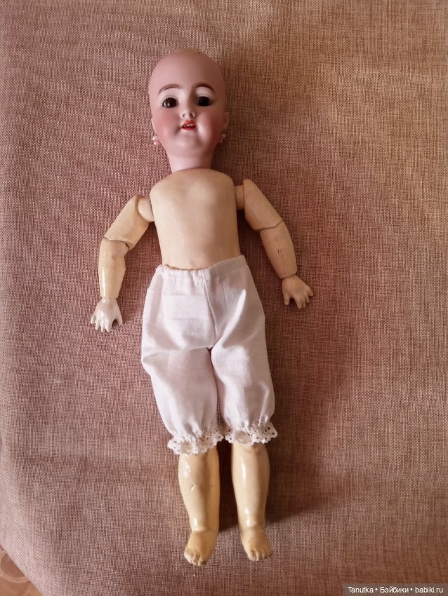 Миниатюрная красотка антикварная Heinrich Handwerck, 36 см (фото 4)