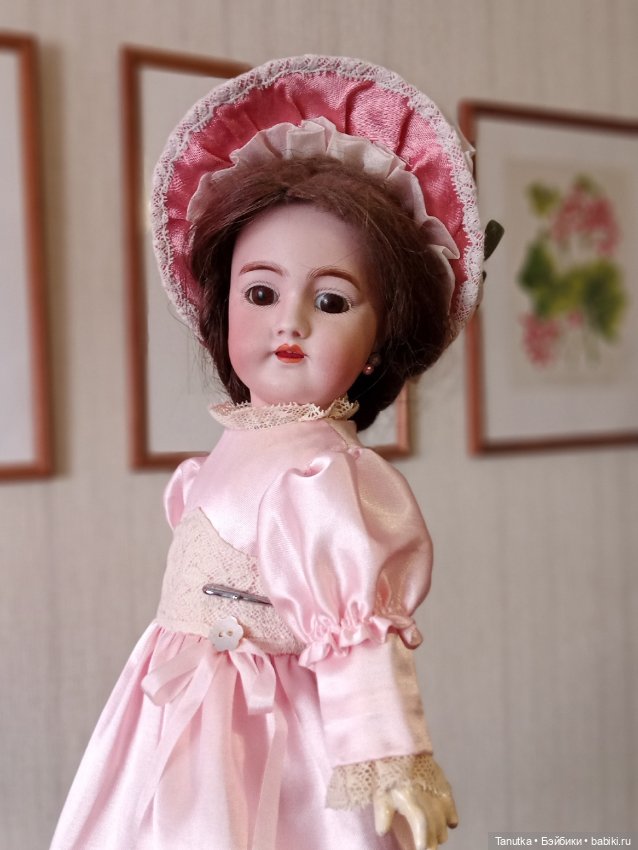 Миниатюрная красотка антикварная Heinrich Handwerck, 36 см (фото 2)
