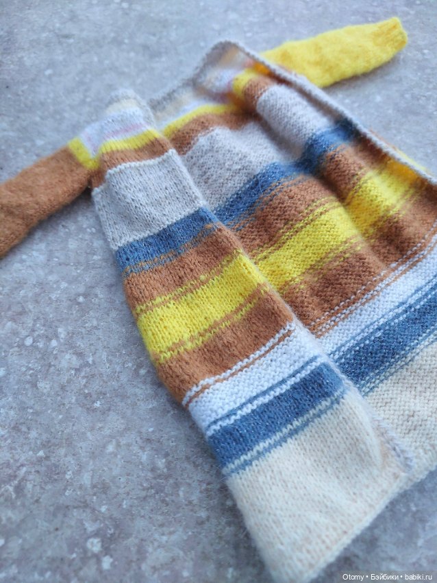 Полосатый кардиган — Одежда для BJD (фото 4)