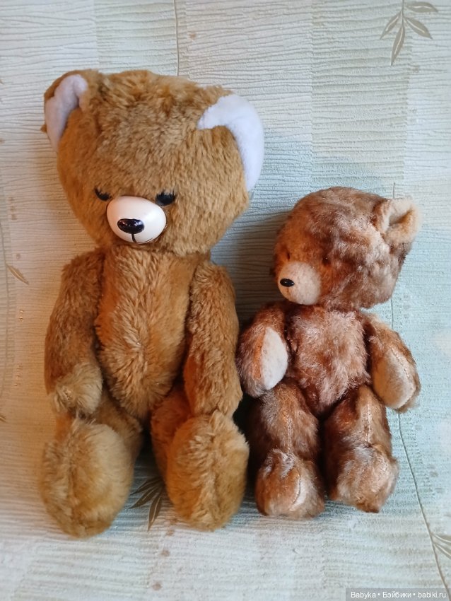 Мишка ГДР опилочный старинный небольшой (фото 4)