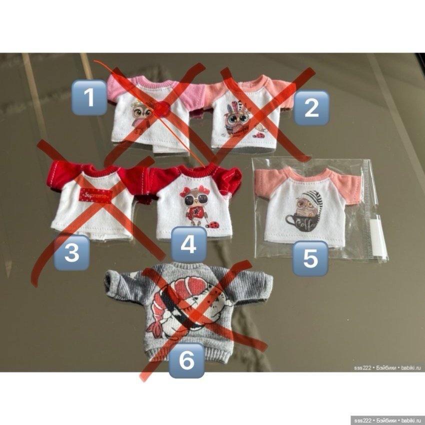 Футболки Rada — Одежда для BJD (фото 4)