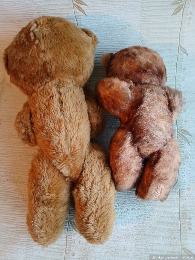 Мишка ГДР опилочный старинный небольшой (фото 5)