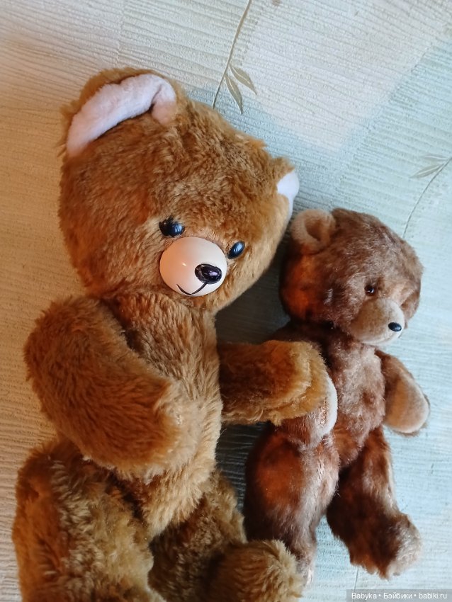 Мишка ГДР опилочный старинный небольшой (фото 7)