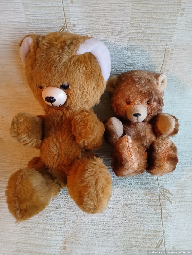 Мишка ГДР опилочный старинный небольшой (фото 6)