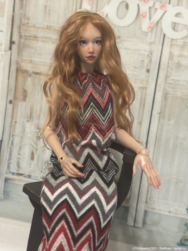 Платье Миссони для бжд 1/4 (фото 4)