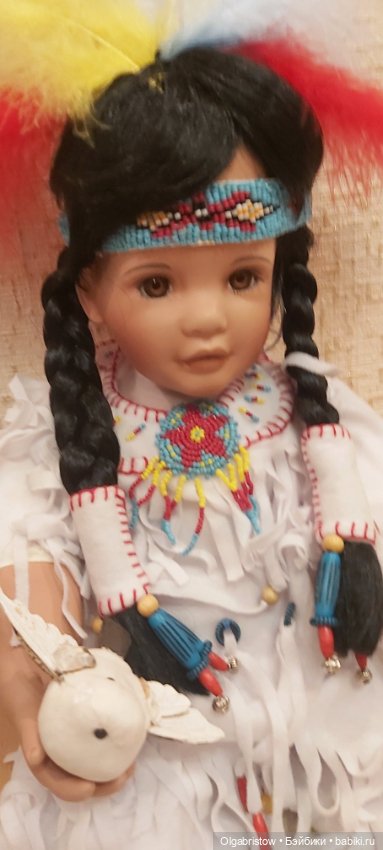 Фарфоровая кукла Snowbird 1994 (фото 5)
