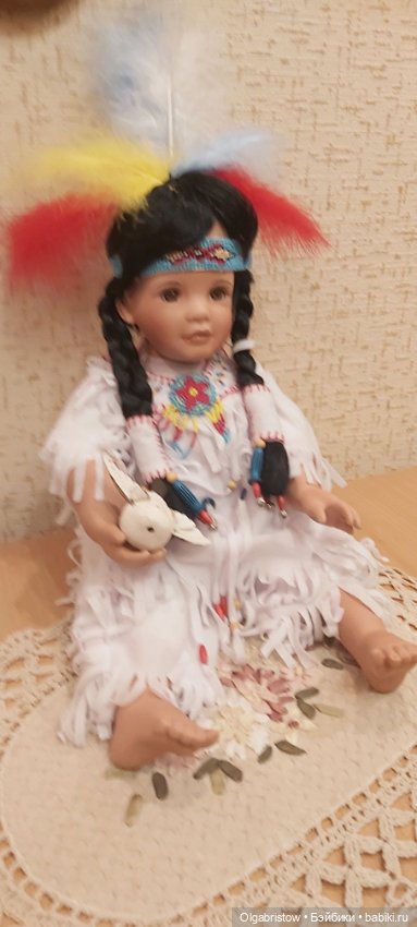 Фарфоровая кукла Snowbird 1994