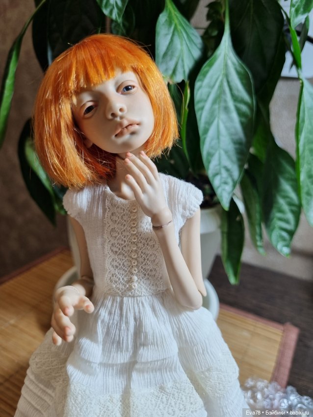 Парик на куклу Птичка Лора натуральный