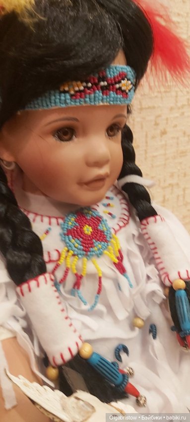 Фарфоровая кукла Snowbird 1994 (фото 4)
