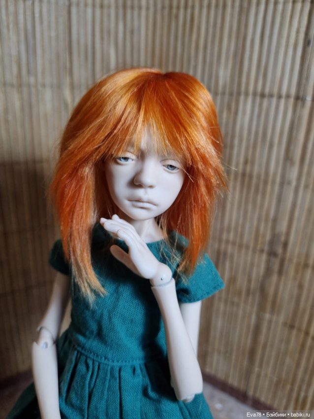 Парик на куклу Птичка Лора натуральный