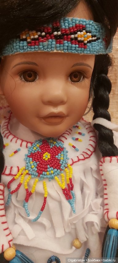 Фарфоровая кукла Snowbird 1994 (фото 3)