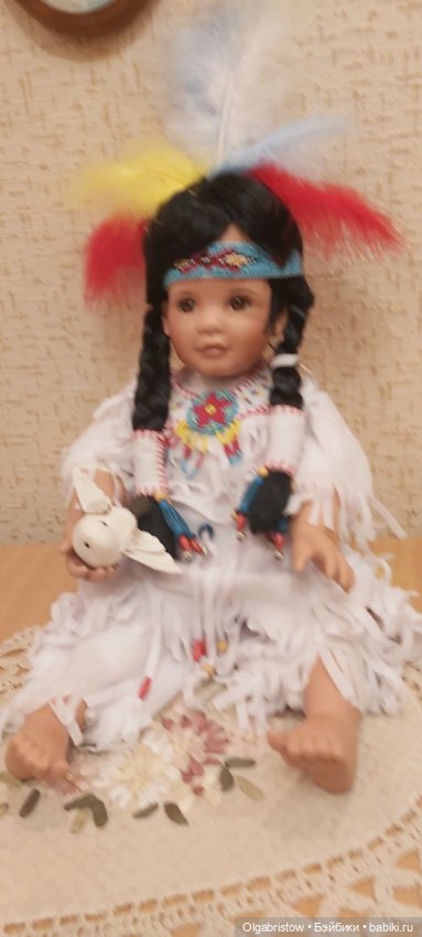 Фарфоровая кукла Snowbird 1994 (фото 2)