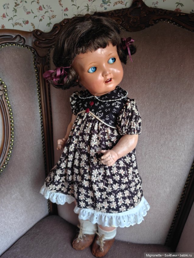 Немочка с эбонитовой головой