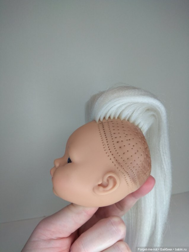 Частично прошитая старая головушка от Кэрол