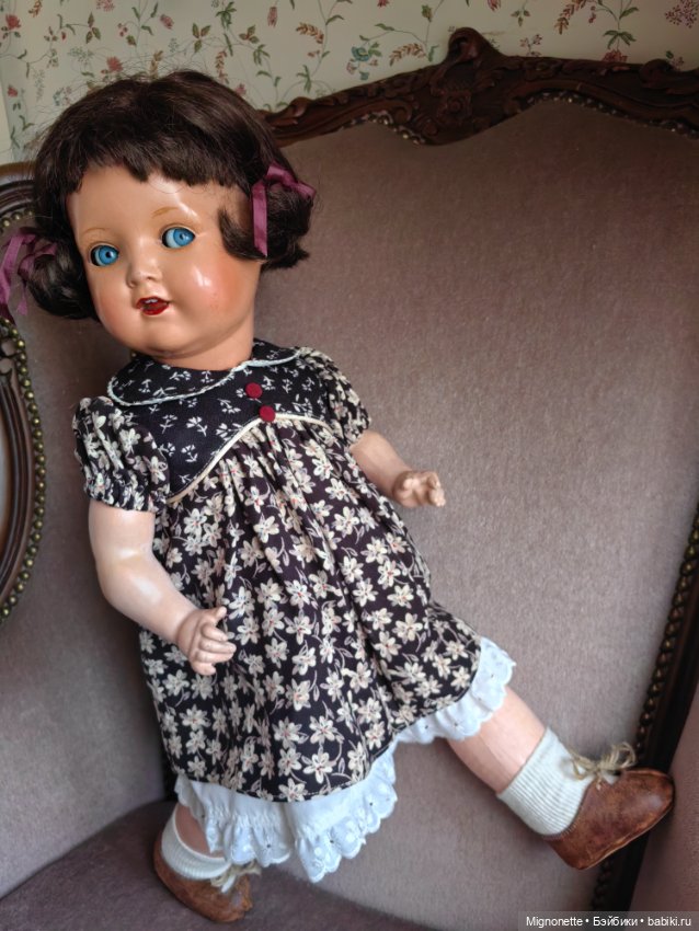 Немочка с эбонитовой головой