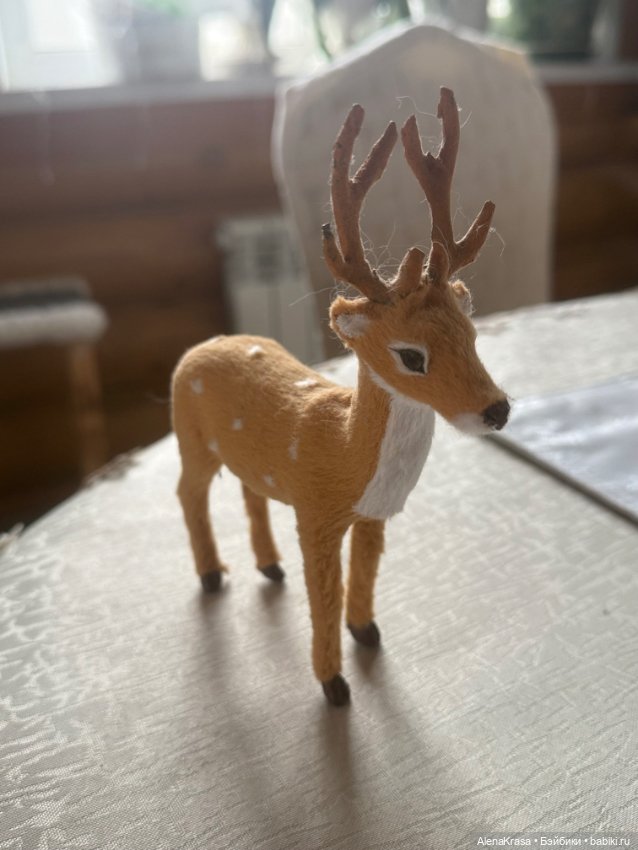 Олени из натурального меха (фото 4)