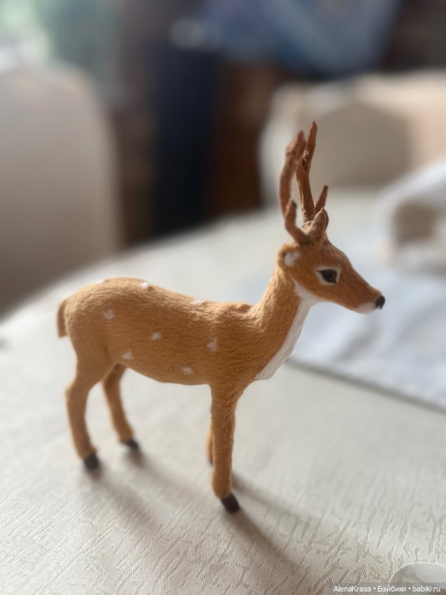 Олени из натурального меха (фото 3)