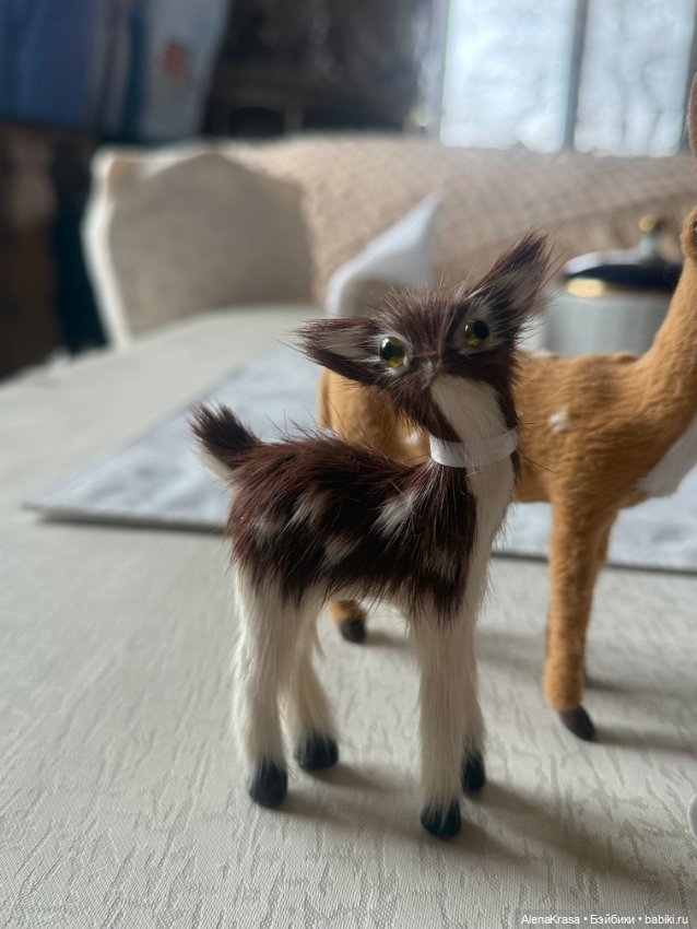 Олени из натурального меха (фото 2)