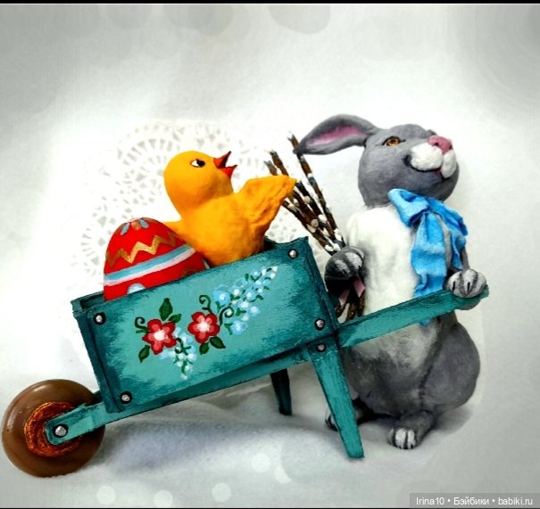 Пасхальный кролик — Авторские игрушки (фото 2)