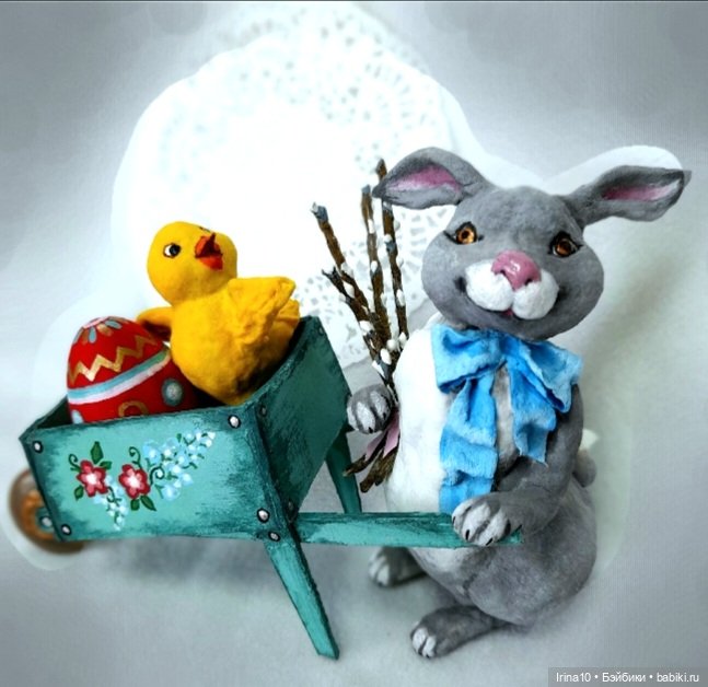 Пасхальный кролик — Авторские игрушки (фото 3)