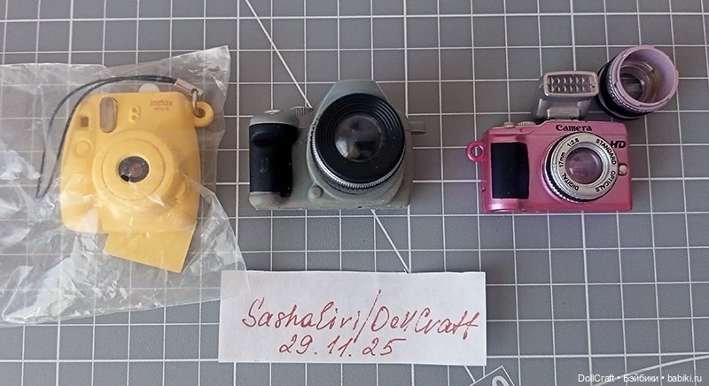 Фотоаппараты для кукол — Аксессуары для BJD (фото 3)