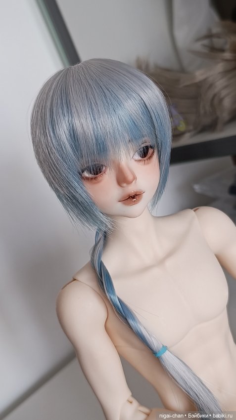 Голова бжд 1/4 ufdoll с париком и глазами