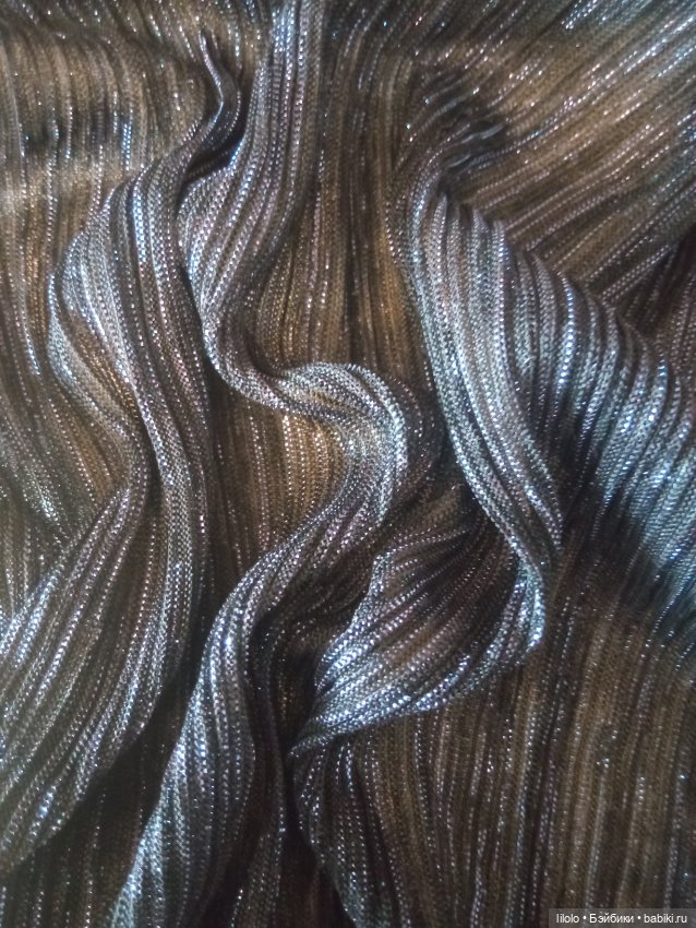 Отрезик сетки гофре для кукольного рукоделия (фото 3)